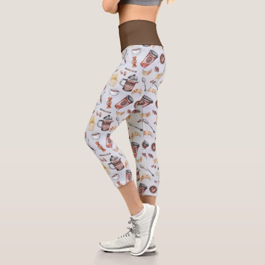 Kaffee'n'Leckereien Capri Leggings (Links)