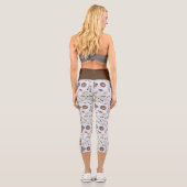 Kaffee'n'Leckereien Capri Leggings (Rückseite)