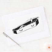 Kaffeeöffnung Rechteckiger Aufkleber