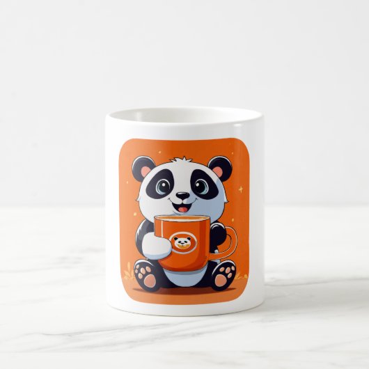Kaffeepanda: Kutness-Überladung Kaffeetasse (Mittel)