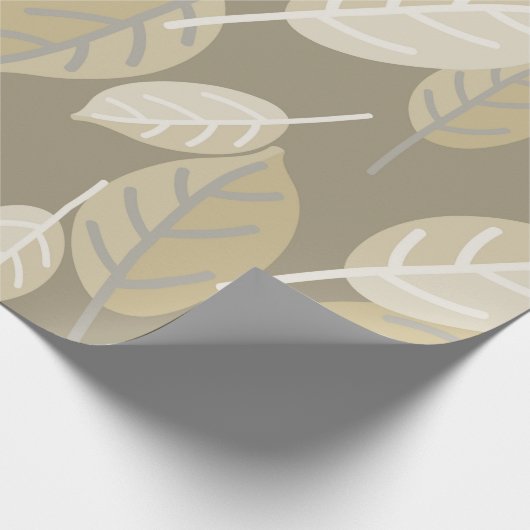 Kaffeepapier für Blätter Geschenkpapier (Ecke)