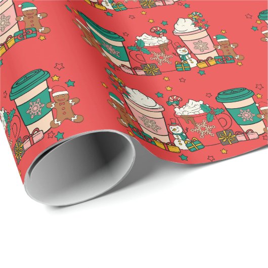 Kaffeepapier Geschenkpapier (Rolleneckpunkt)