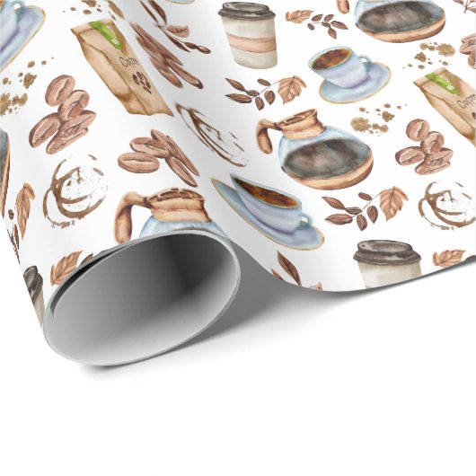 Kaffeepapier Geschenkpapier (Rolleneckpunkt)