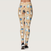 Kaffeepapier Leggings (Rückseite)