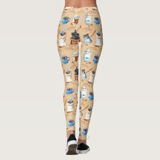 Kaffeepapier Leggings (Rückseite)