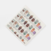 Kaffeepapier Napkins Serviette (Ecke)