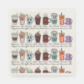 Kaffeepapier Napkins Serviette (Vorderseite)