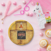 Kaffeepapier Pappteller (Party)