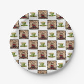 Kaffeepapier Pappteller (Vorderseite)