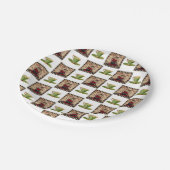 Kaffeepapier Pappteller (Schrägansicht)