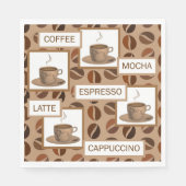 Kaffeepapier Serviette (Vorderseite)