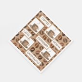 Kaffeepapier Serviette (Ecke)