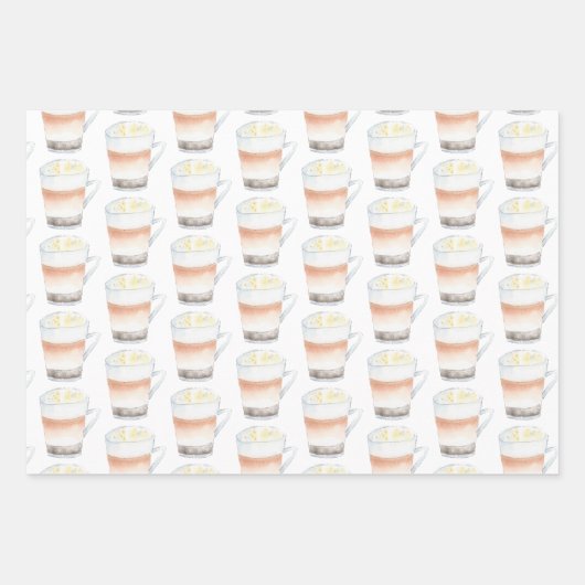 Kaffeepapier Set 3 Geschenkpapier Set (Vorderseite 3)