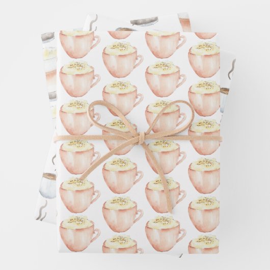 Kaffeepapier Set 3 Geschenkpapier Set (Beispiel)