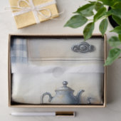 Kaffeepapier und Wildblumen Seidenpapier (Geschenk)