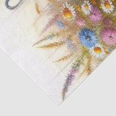 Kaffeepapier und Wildblumen Seidenpapier (Detail)