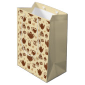 Kaffeepapierbeutel Mittlere Geschenktüte (Rückseite Schrägansicht)