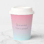 Kaffeepapierkisten Pappbecher (Vorderseite)