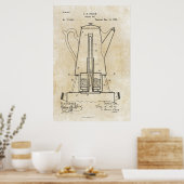 Kaffeepapierposter 1885 poster (Küche)