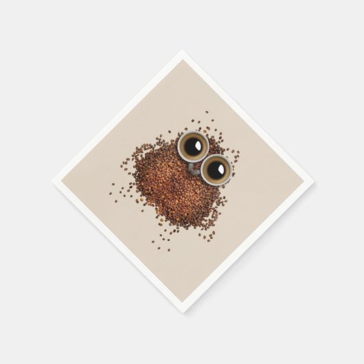 Kaffeepapierservietten Serviette (Ecke)