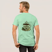 Kaffeeparfüm Tri-Blend Shirt (Rückseite voll)