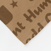 Kaffeepatch Square Fleecedecke (Ecke)