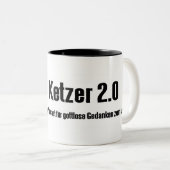 Kaffeepause 2.0 zweifarbige tasse (VorderseiteRechts)