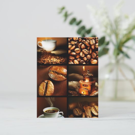 Kaffeepause 2 postkarte (Stehend Vorderseite)