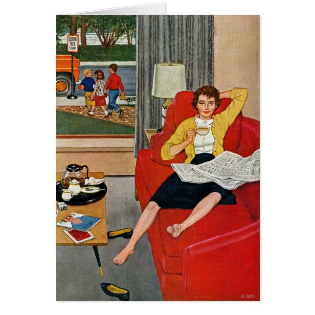 Kaffeepause am Morgen (Vorne)