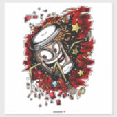 Kaffeepause Aufkleber (Blatt)