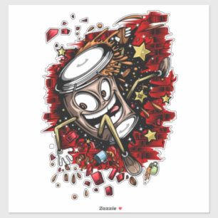 Kaffeepause Aufkleber