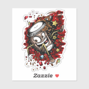 Kaffeepause Aufkleber