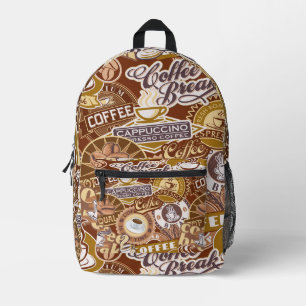 Kaffeepause Bedruckter Rucksack