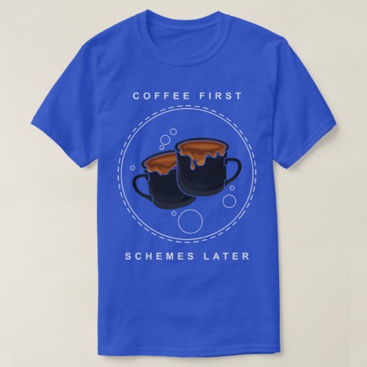 Kaffeepause bei Arbeit 1 T-Shirt (Design vorne)