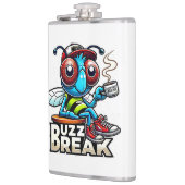 Kaffeepause Buzz Flachmann (Links)