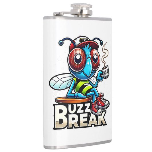 Kaffeepause Buzz Flachmann (Rechts)