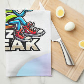 Kaffeepause Buzz Geschirrtuch (Viertel Falte)