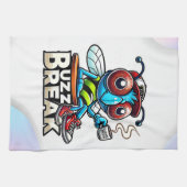 Kaffeepause Buzz Geschirrtuch (Horizontal)