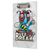 Kaffeepause Buzz Klemmbrett (Links)