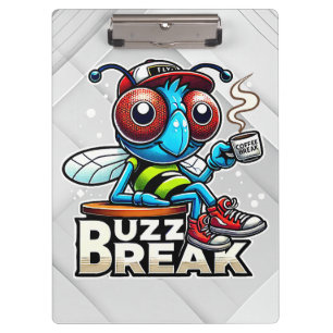 Kaffeepause Buzz Klemmbrett