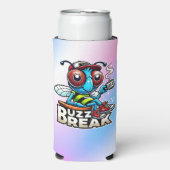Kaffeepause Buzz Selters Dosenkühler (Seltzer Vorderseite)