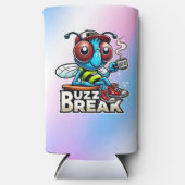 Kaffeepause Buzz Selters Dosenkühler (Vorderseite)