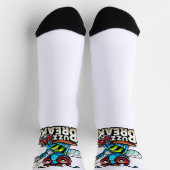 Kaffeepause Buzz Socken (Oben)