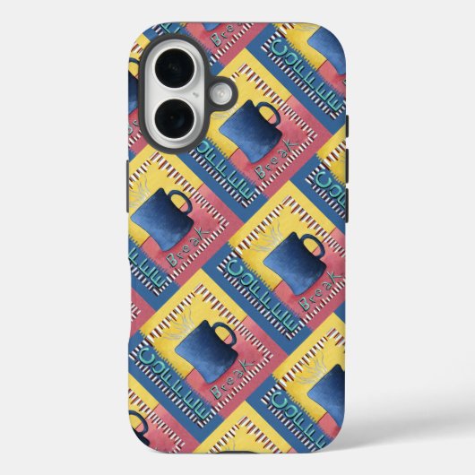 Kaffeepause Case-Mate iPhone Hülle (Rückseite)