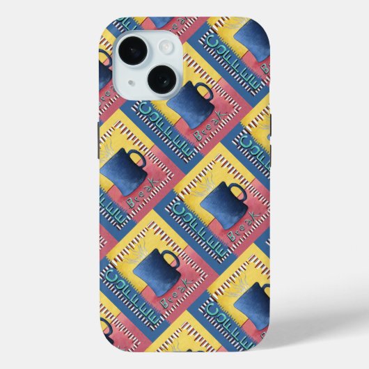 Kaffeepause Case-Mate iPhone Hülle (Rückseite)