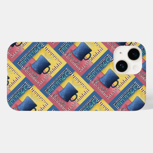Kaffeepause Case-Mate iPhone Hülle (Rückseite (Horizontal))