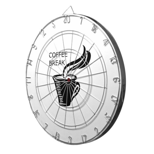 Kaffeepause Dartscheibe (Vorderseite rechts)