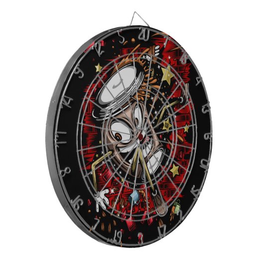 Kaffeepause Dartscheibe (Vorderseite Links)