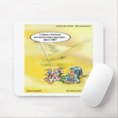 Kaffeepause der Londoner Times-Cartoon Mousepad (Mit Mouse)