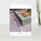 Kaffeepause der sluggos karte (Rückseite)